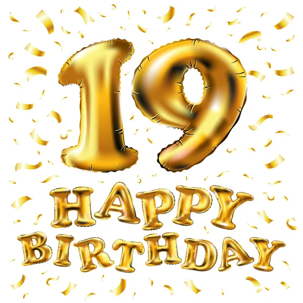 Depositphotos 181437384 Stock Illustration 19 Years Anniversary Happy Birthday
