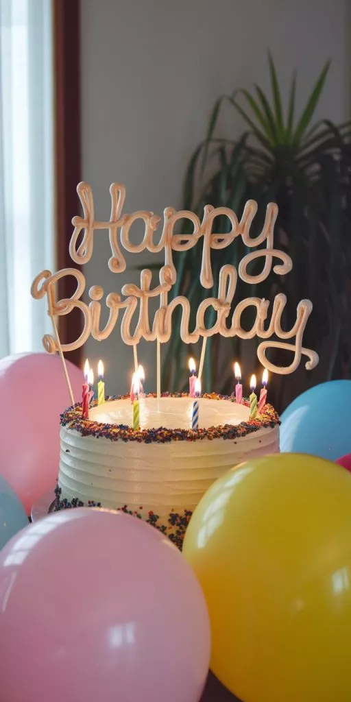 A Photo Of A Cake With The Words Happy B 3itn6ykpqsk0jjsrtqonqq Gn9vigk Qcmt Itab5ly7w